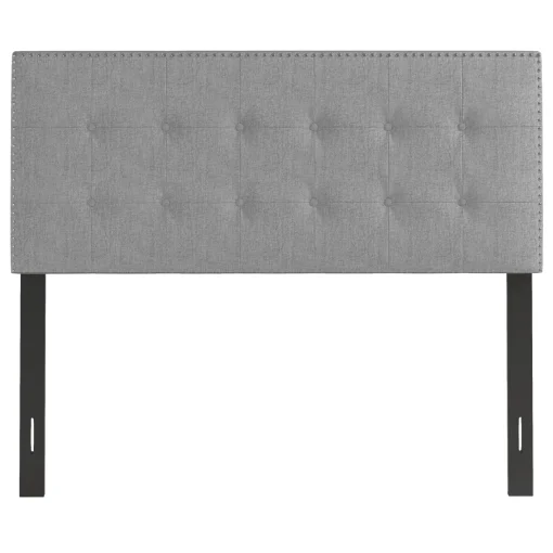 Brian Grey Tufted Headboard, Queen Bargain Sale