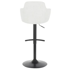 Bryce Adjustable Barstool, Light Grey Opening Sales