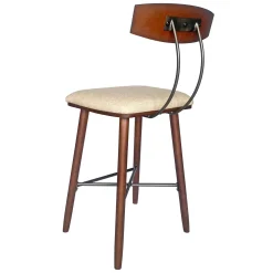 Davey Wooden Barstool Less Expensive