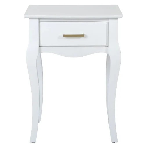 Grace Mitchell Scarlett White End Table Good Quality