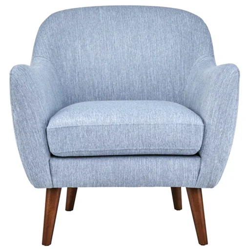 Honeybloom Braxton Blue Arm Chair Good Quality