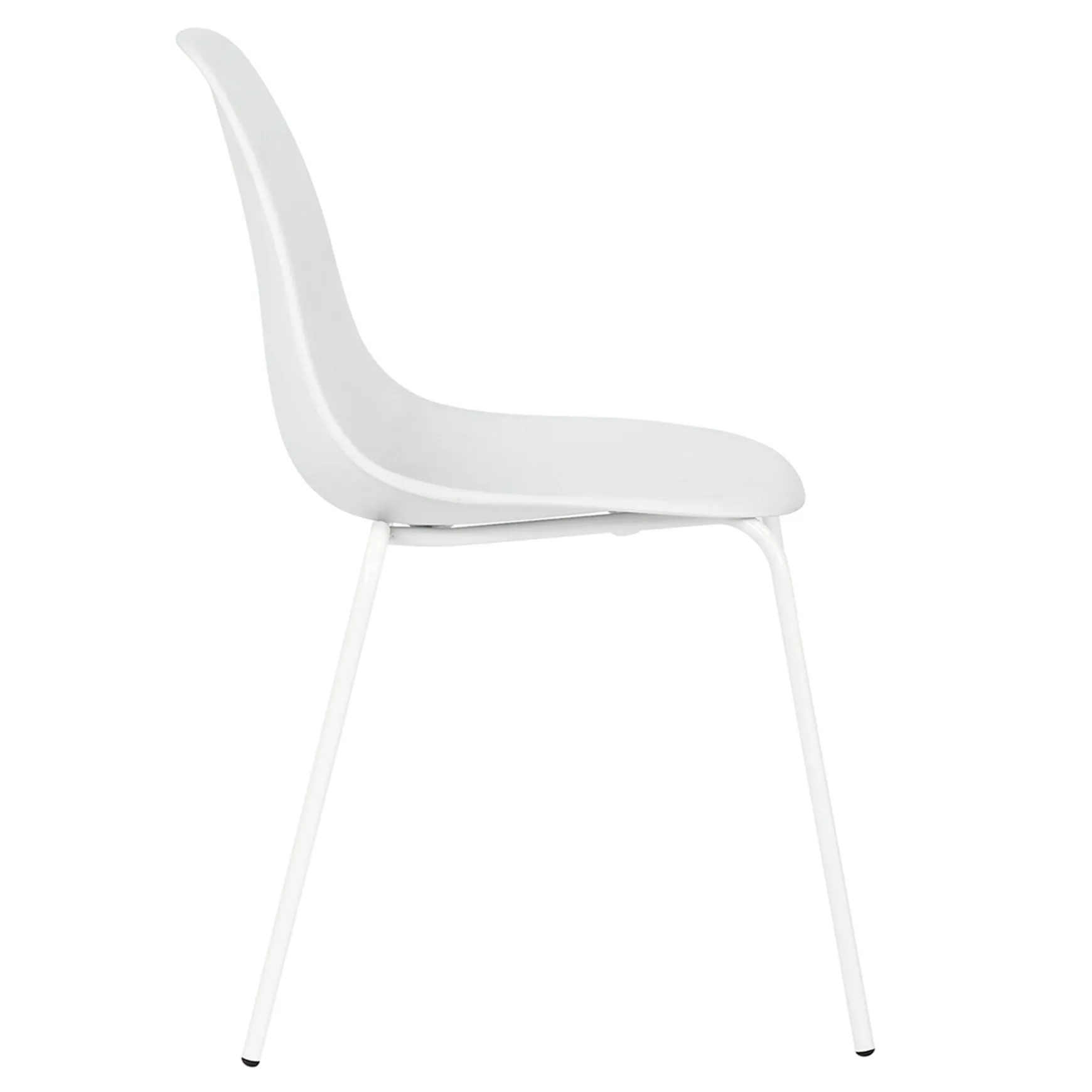 Lily White Dining Chair With Metal Legs Exquisite Gifts