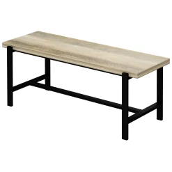 Loggy Wood & Metal Dining Bench, 47 Less Expensive
