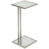 Mirrored Gold Metal Drink Table Less Expensive